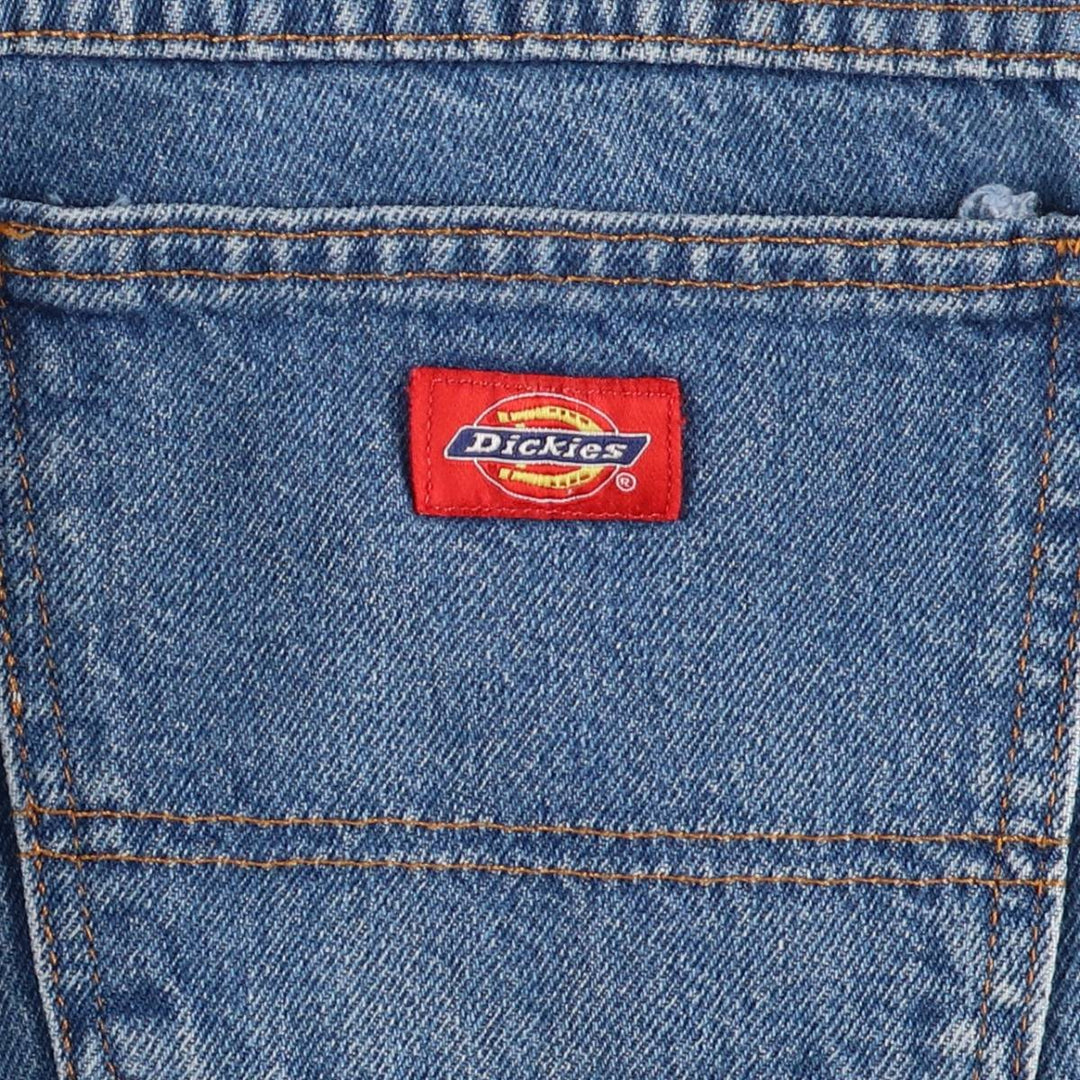 Dickies tapered denim pants for men, equivalent to W35 cotton blue type Vintage Second Hand