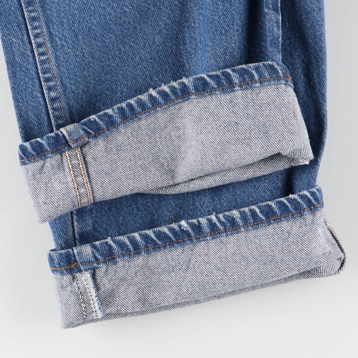 Dickies tapered denim pants for men, equivalent to W35 cotton blue type Vintage Second Hand