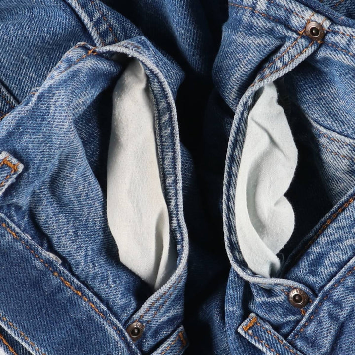 Dickies tapered denim pants for men, equivalent to W35 cotton blue type Vintage Second Hand