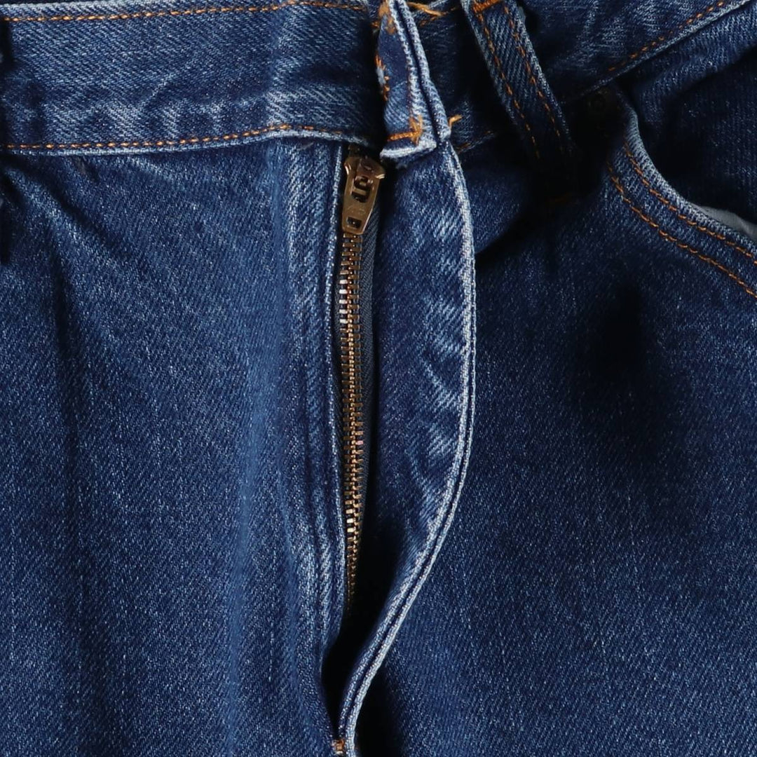 Dickies tapered denim pants for men, equivalent to W33 cotton blue type Vintage Second Hand