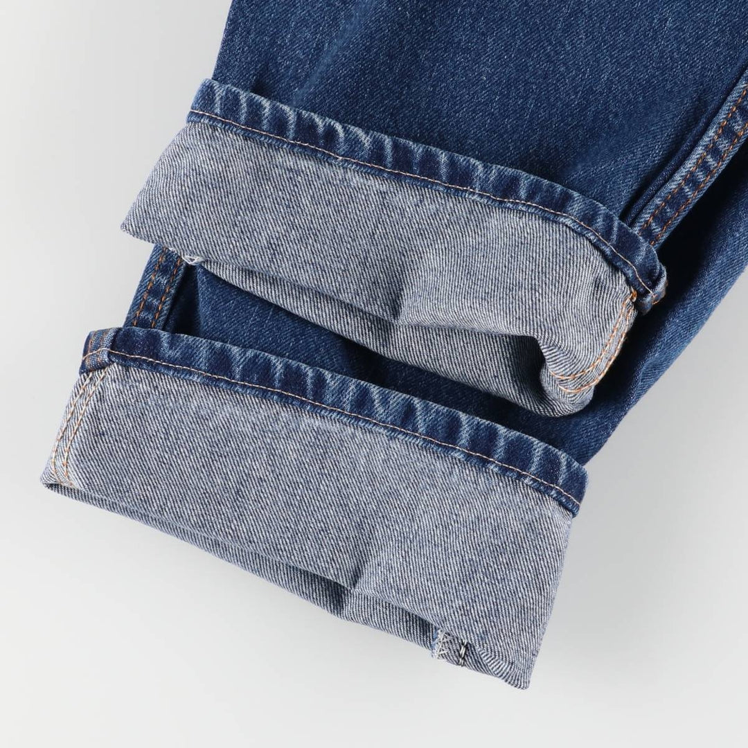 Dickies tapered denim pants for men, equivalent to W33 cotton blue type Vintage Second Hand