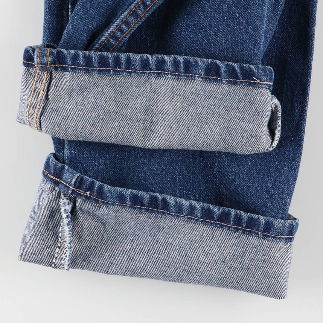 Dickies tapered denim pants for men, equivalent to W33 cotton blue type Vintage Second Hand