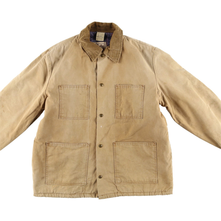 Vintage 80s-90'S Walls Blizzard Pruf Duck Coverall, Made in USA, Men's XL cotton Beige type Vintage Second Hand