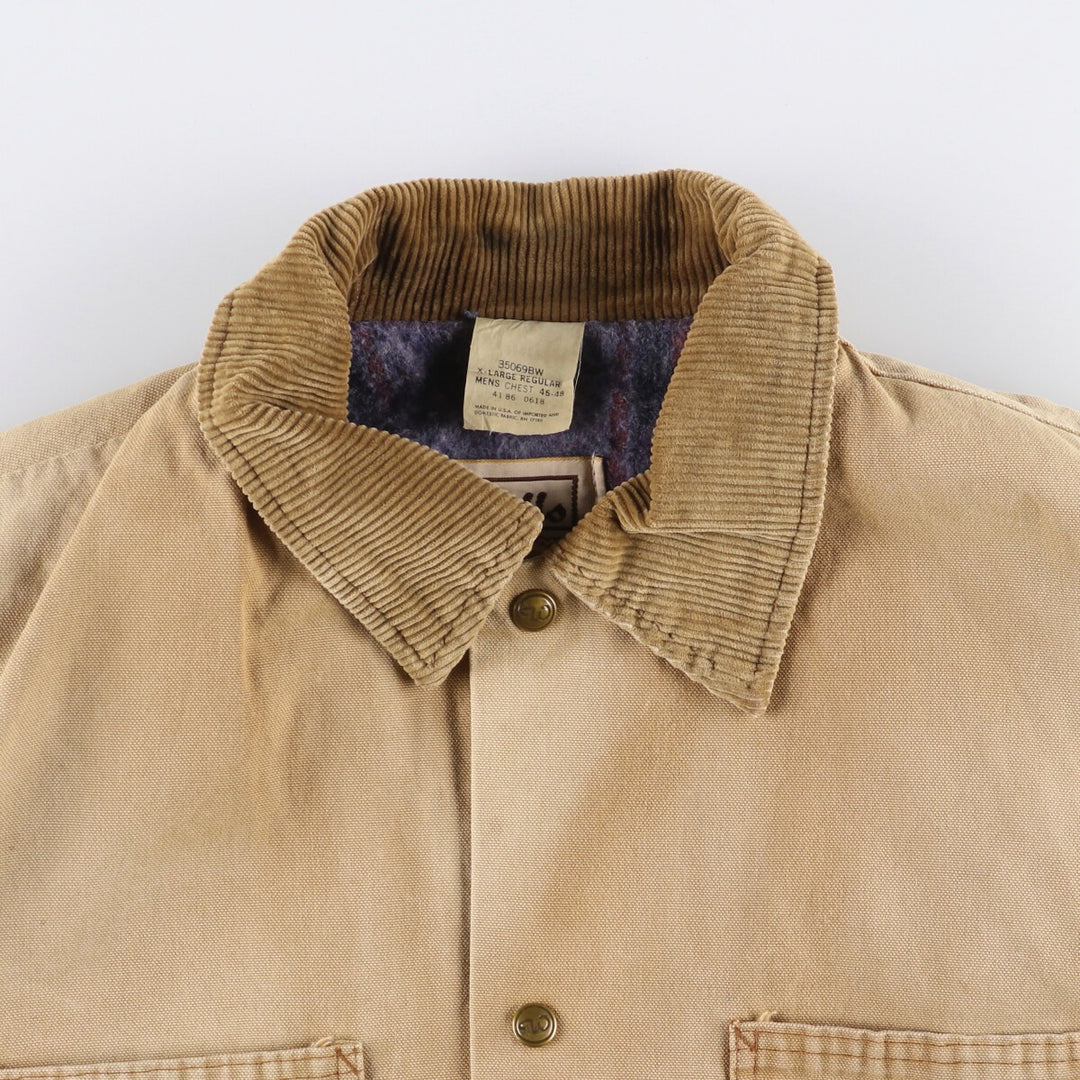 Vintage 80s-90'S Walls Blizzard Pruf Duck Coverall, Made in USA, Men's XL cotton Beige type Vintage Second Hand