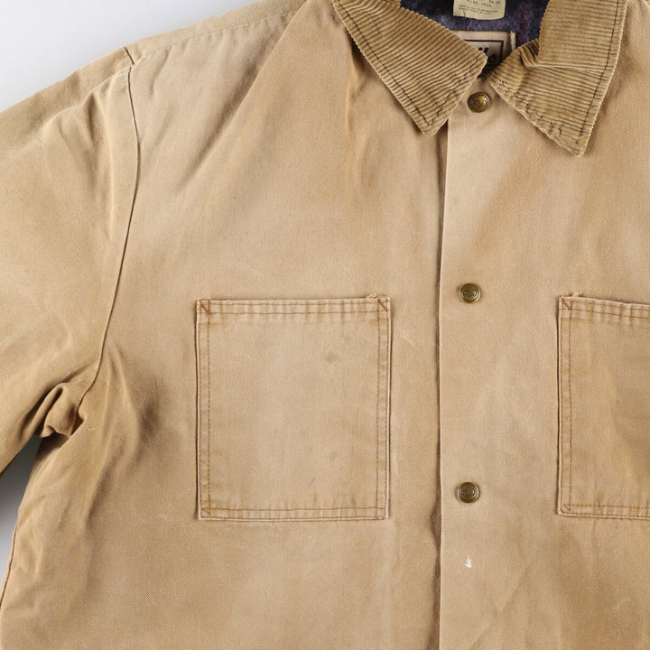 Vintage 80s-90'S Walls Blizzard Pruf Duck Coverall, Made in USA, Men's XL cotton Beige type Vintage Second Hand