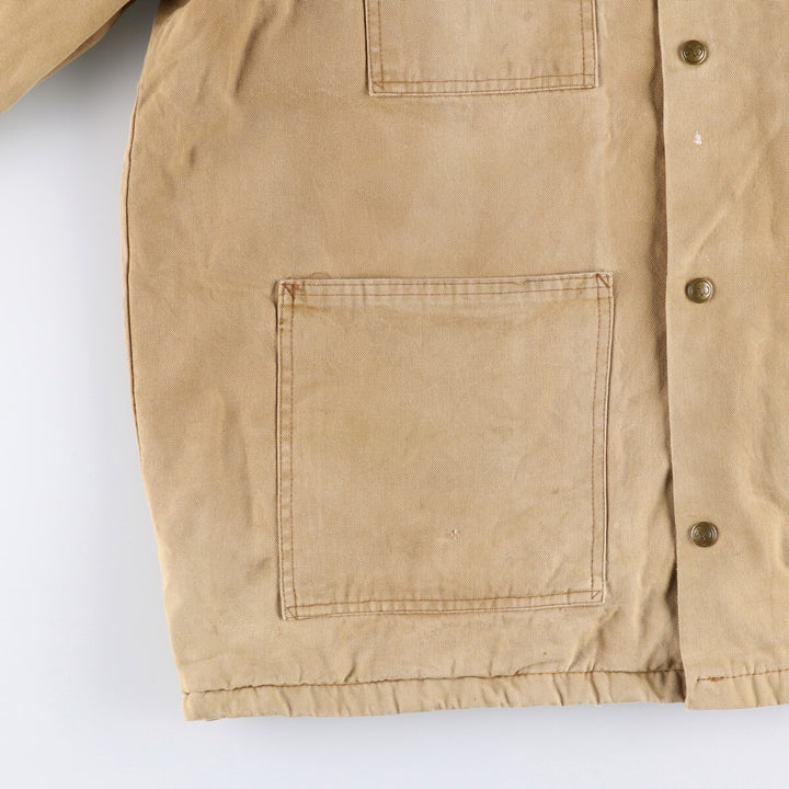 Vintage 80s-90'S Walls Blizzard Pruf Duck Coverall, Made in USA, Men's XL cotton Beige type Vintage Second Hand