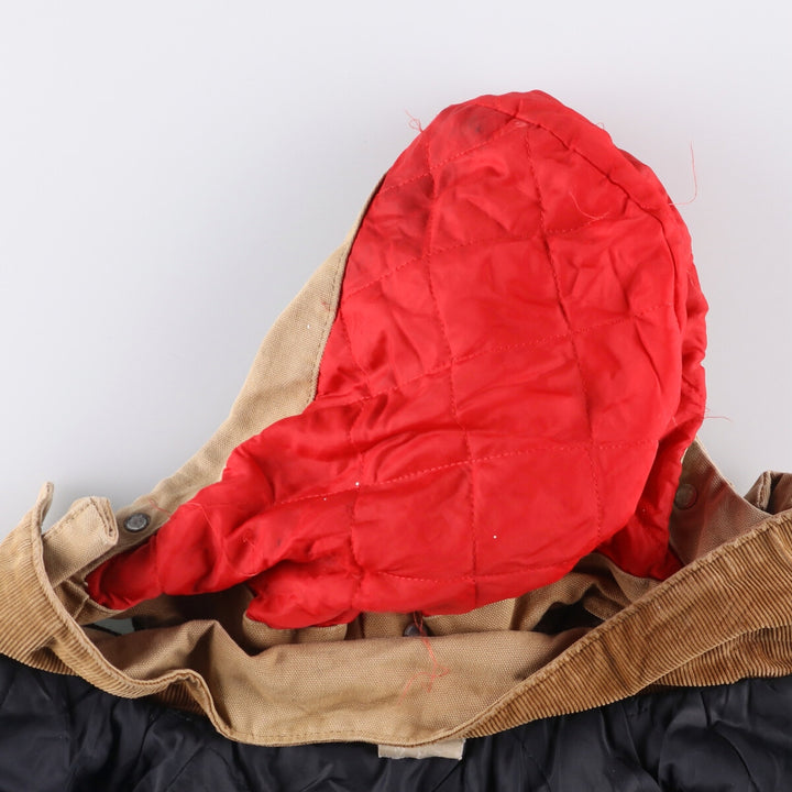 1980'S Carhartt 100th Anniversary Model Padded Traditional Coat Duck Full Zip Parka Men's XL Vintage cotton Beige type Vintage Second Hand