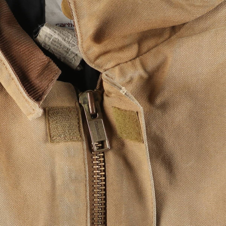 2000'S Carhartt Traditional Padded Duck Work Jacket, Men's XXL cotton ocher yellow type Vintage Second Hand