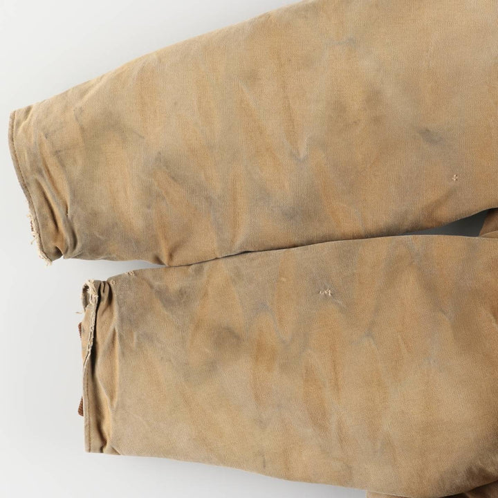 2000'S Carhartt Traditional Padded Duck Work Jacket, Men's XXL cotton ocher yellow type Vintage Second Hand