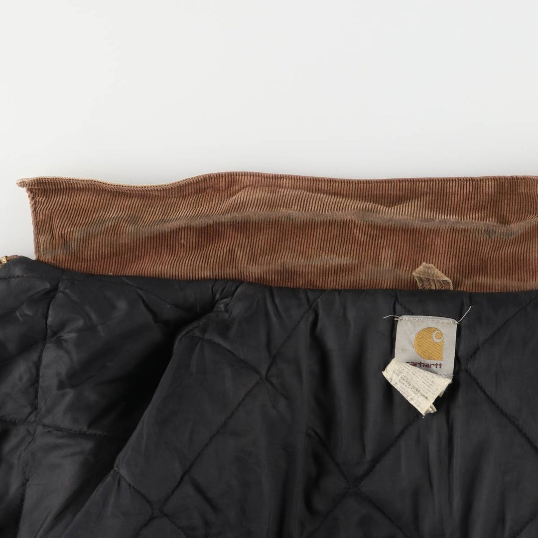 2000'S Carhartt Traditional Padded Duck Work Jacket, Men's XXL cotton ocher yellow type Vintage Second Hand