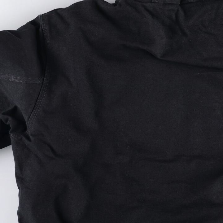 2000'S Carhartt Active Jacket, Padded, Advertising Duck Full Zip Hoodie, Men's XL cotton black type Vintage Second Hand