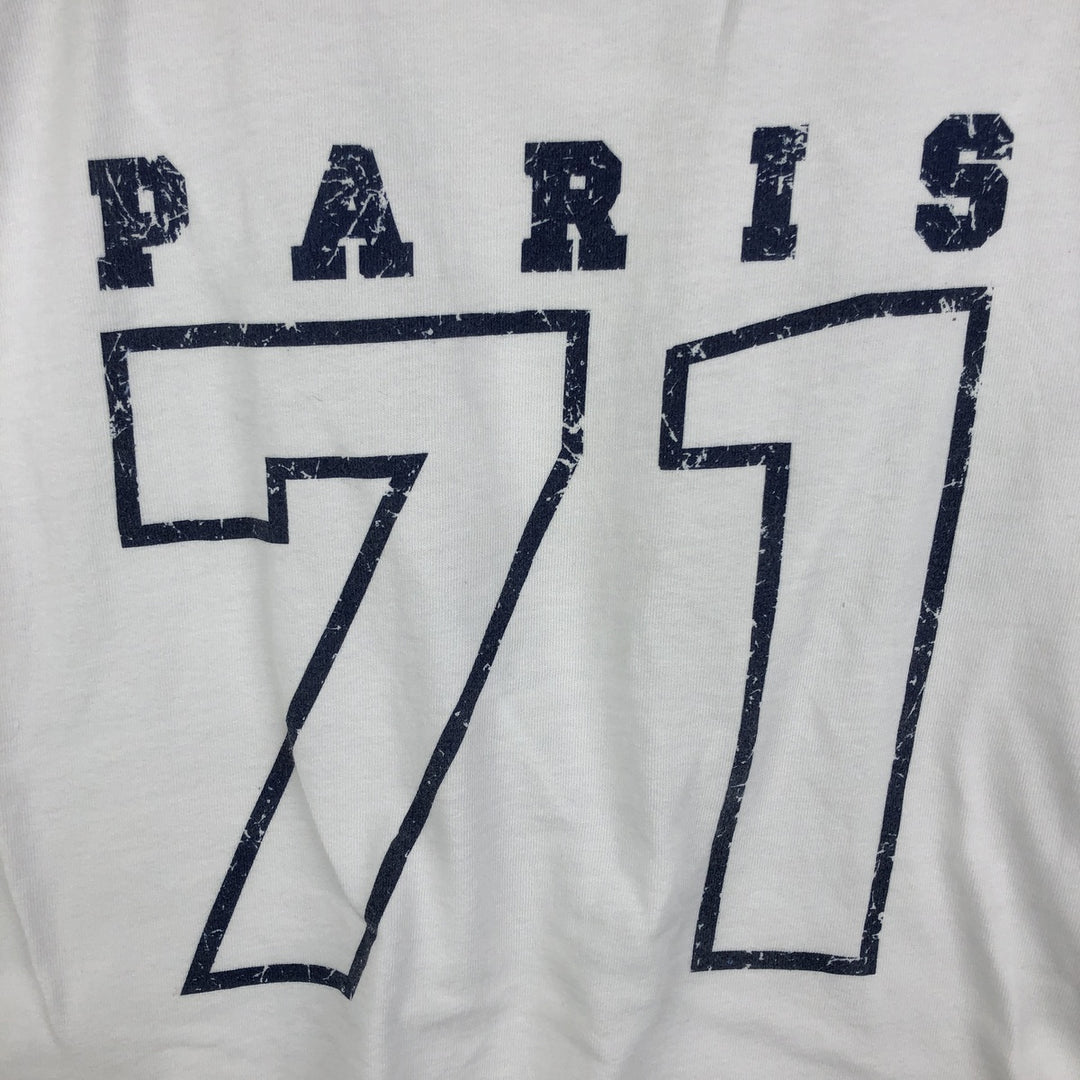 HARD ROCK CAFE Advertising 3/4 Sleeve Raglan T-Shirt, Men's Size L cotton white type Vintage Second Hand