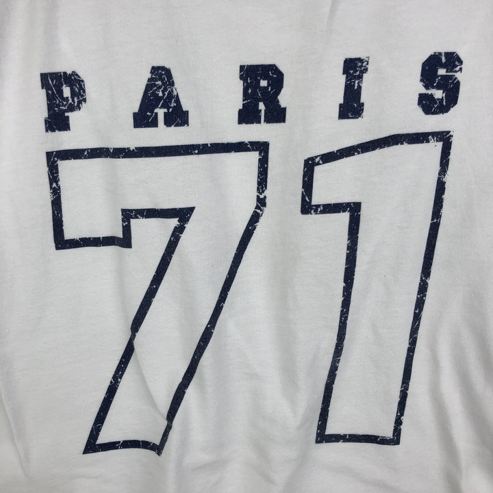 HARD ROCK CAFE Advertising 3/4 Sleeve Raglan T-Shirt, Men's Size L cotton white type Vintage Second Hand