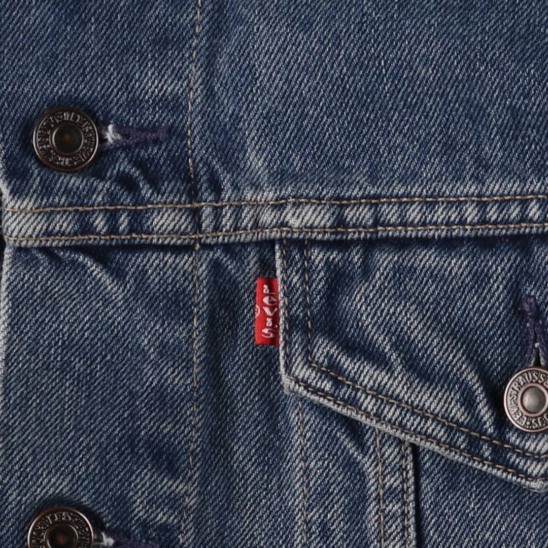 90'S Levi's 70503-0215 Denim Jacket, Men's Size L, Vintage cotton blue type Vintage Second Hand