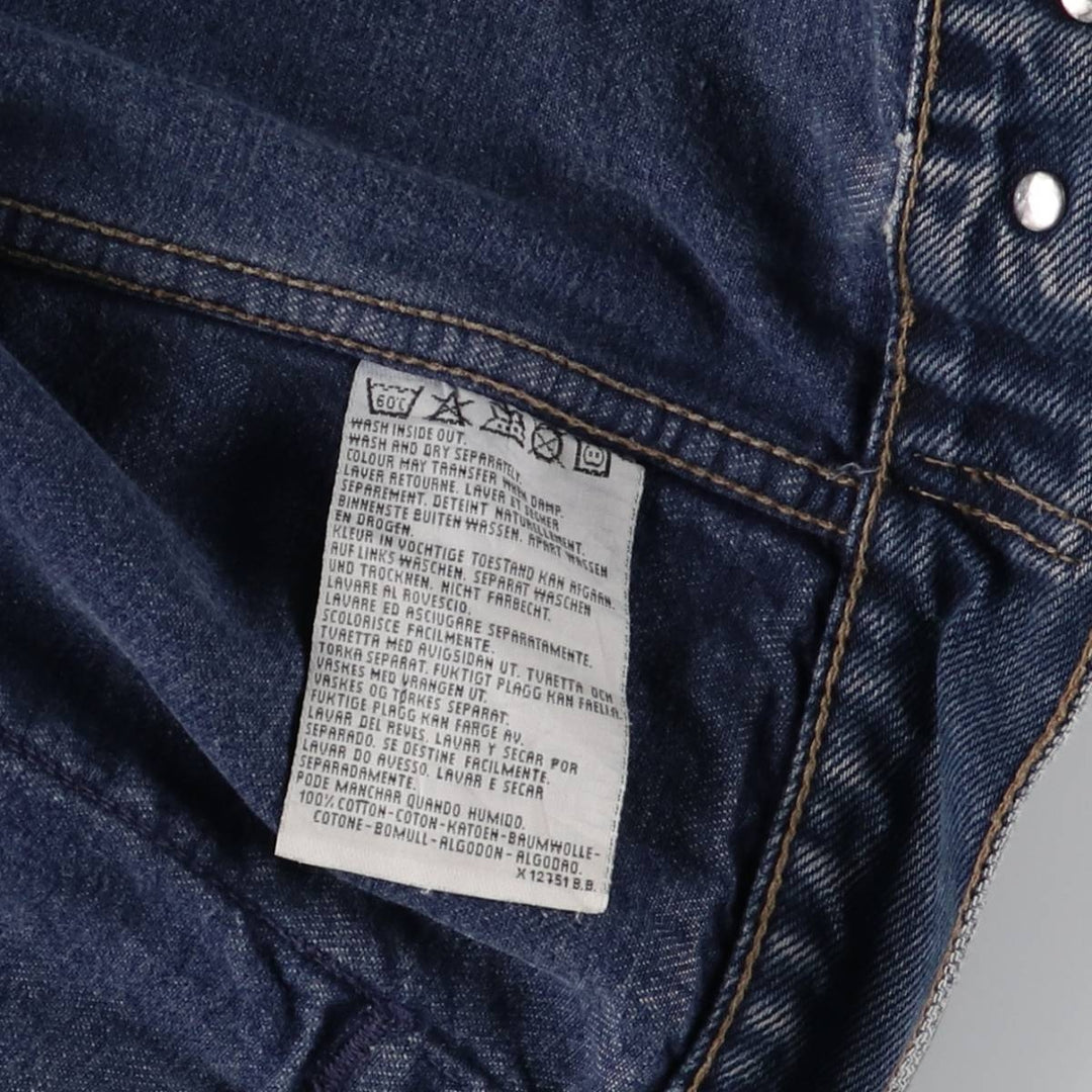 90'S Levi's 70503-0215 Denim Jacket, Men's Size L, Vintage cotton blue type Vintage Second Hand
