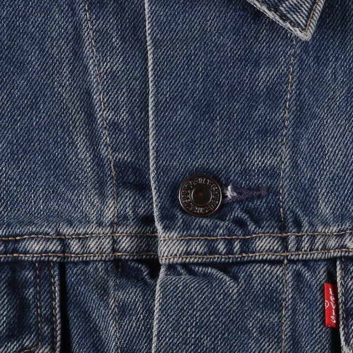 90'S Levi's 70503-0215 Denim Jacket, Men's Size L, Vintage cotton blue type Vintage Second Hand