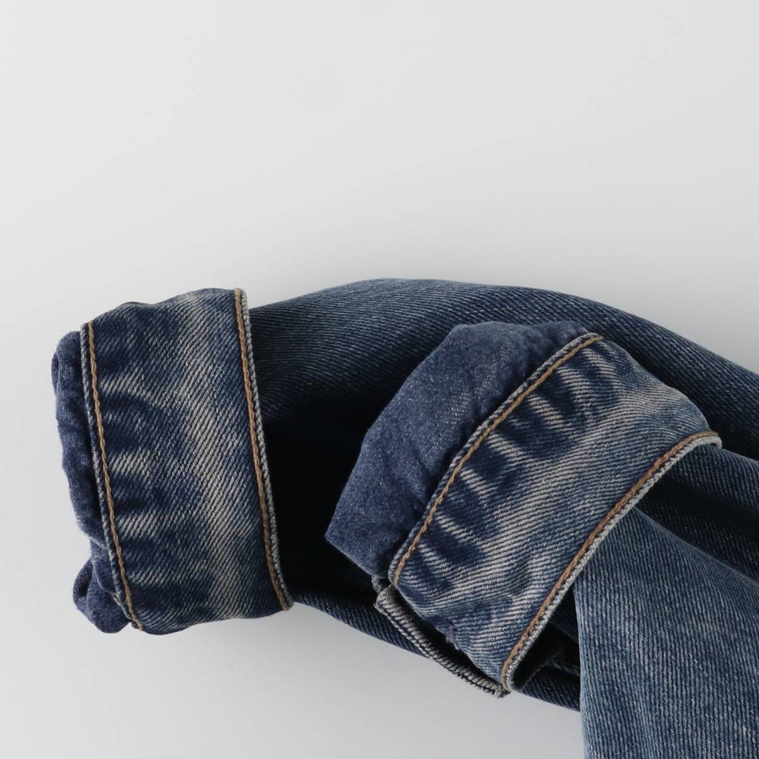 90'S Levi's 70503-0215 Denim Jacket, Men's Size L, Vintage cotton blue type Vintage Second Hand