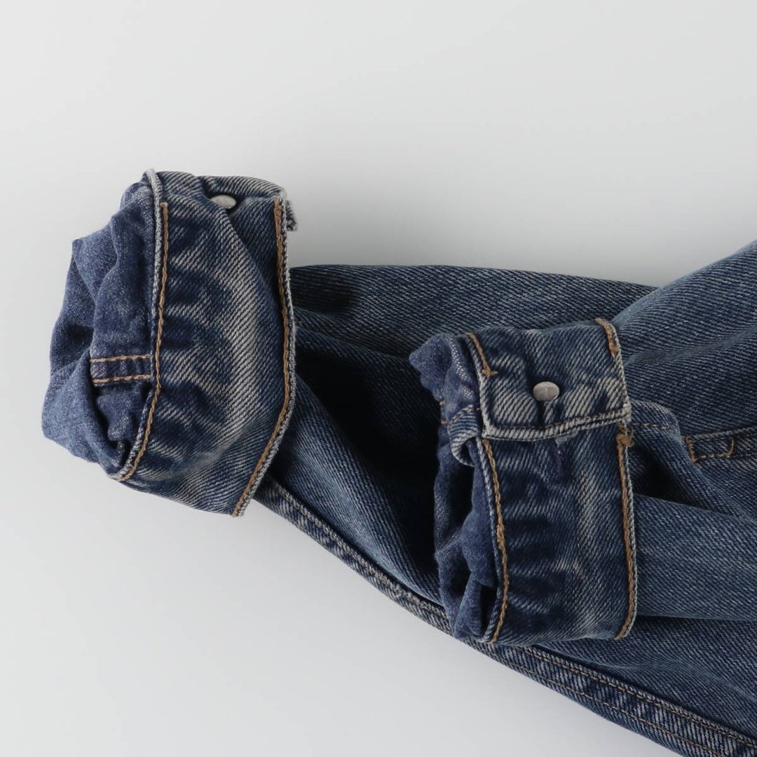 90'S Levi's 70503-0215 Denim Jacket, Men's Size L, Vintage cotton blue type Vintage Second Hand
