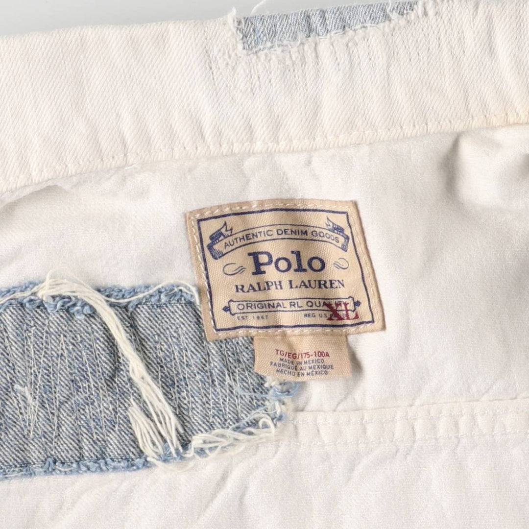 Ralph Lauren Polo Ralph Lauren white denim jacket, men's size XL cotton white type Vintage Second Hand