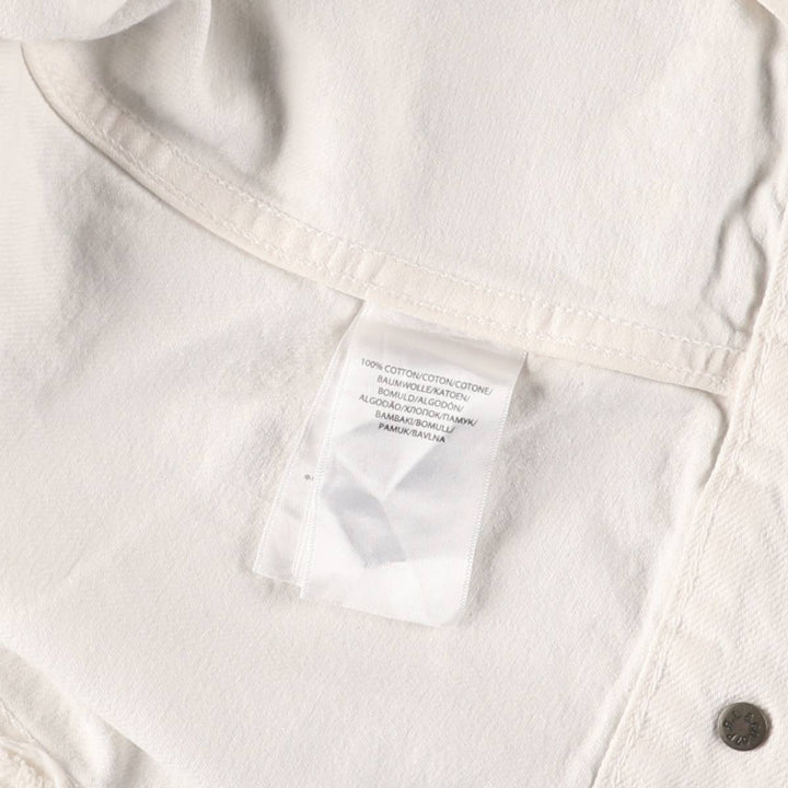 Ralph Lauren Polo Ralph Lauren white denim jacket, men's size XL cotton white type Vintage Second Hand