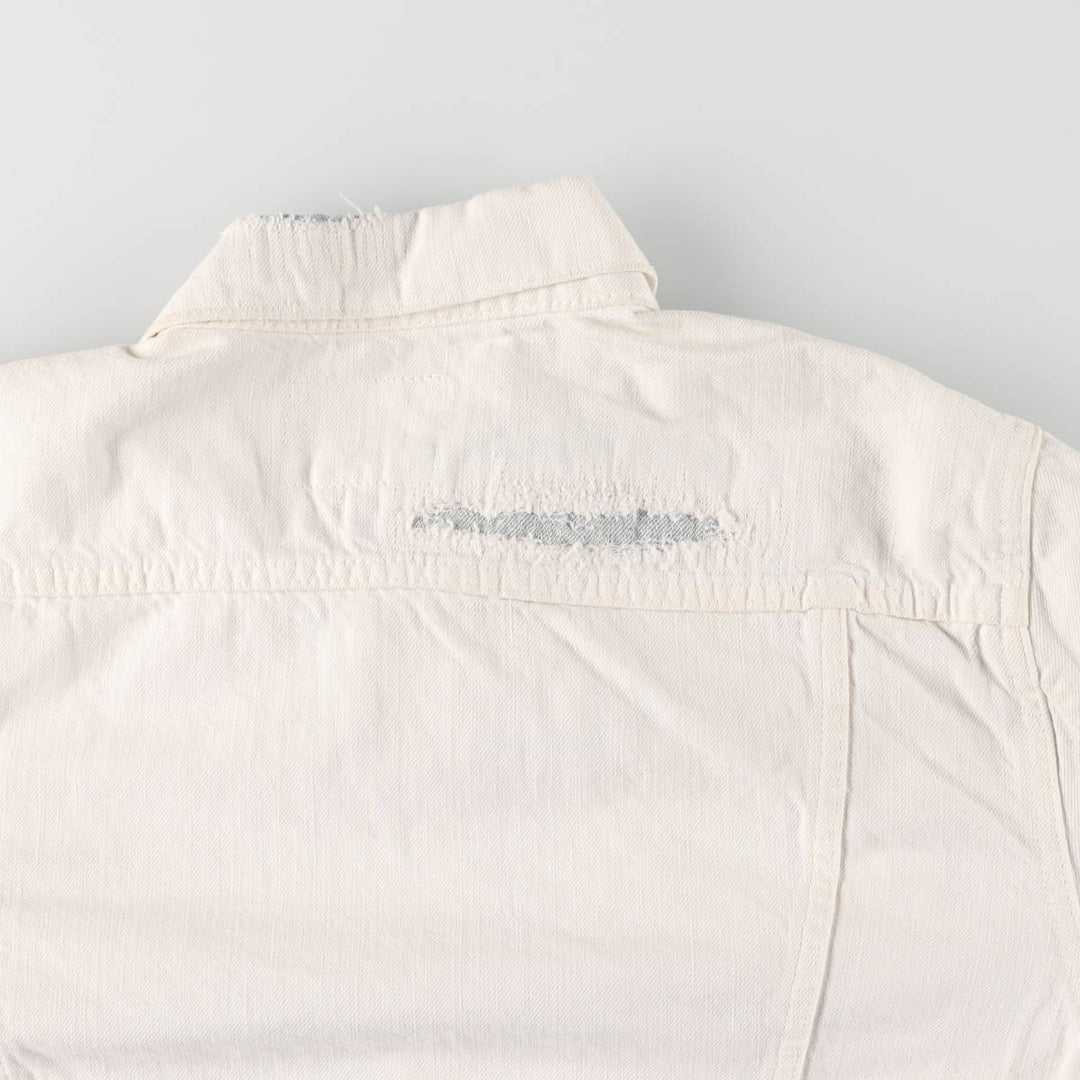 Ralph Lauren Polo Ralph Lauren white denim jacket, men's size XL cotton white type Vintage Second Hand