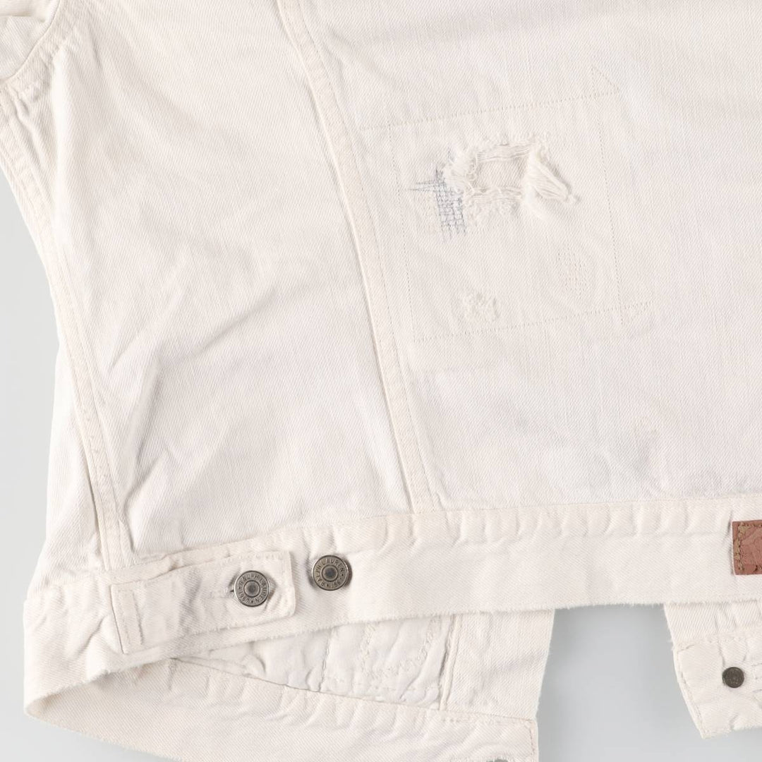 Ralph Lauren Polo Ralph Lauren white denim jacket, men's size XL cotton white type Vintage Second Hand