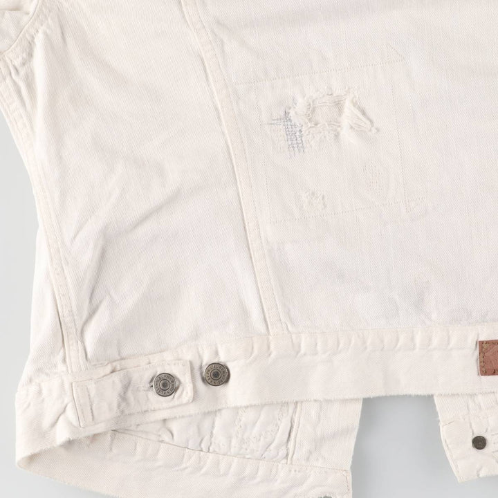 Ralph Lauren Polo Ralph Lauren white denim jacket, men's size XL cotton white type Vintage Second Hand