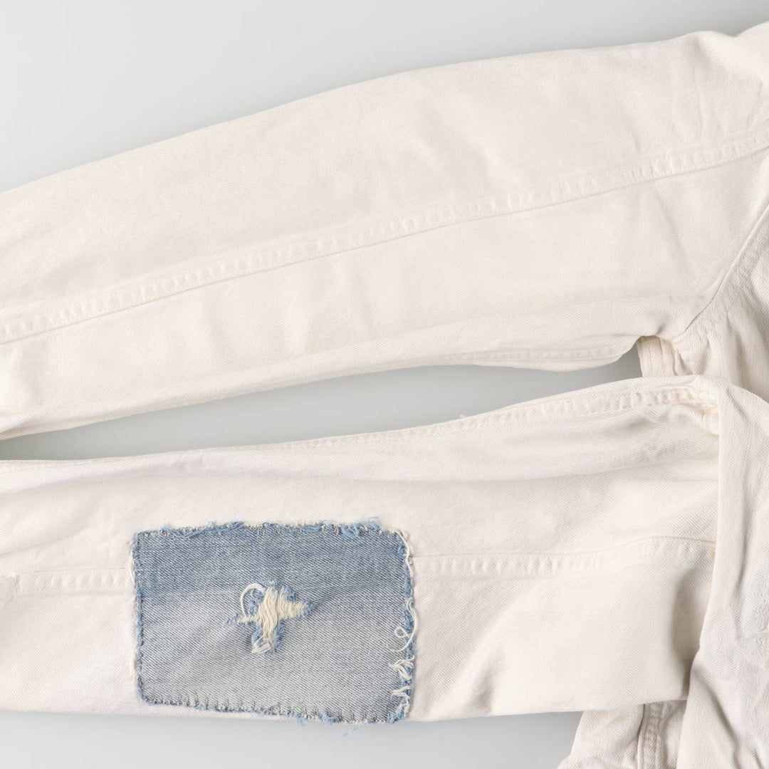 Ralph Lauren Polo Ralph Lauren white denim jacket, men's size XL cotton white type Vintage Second Hand