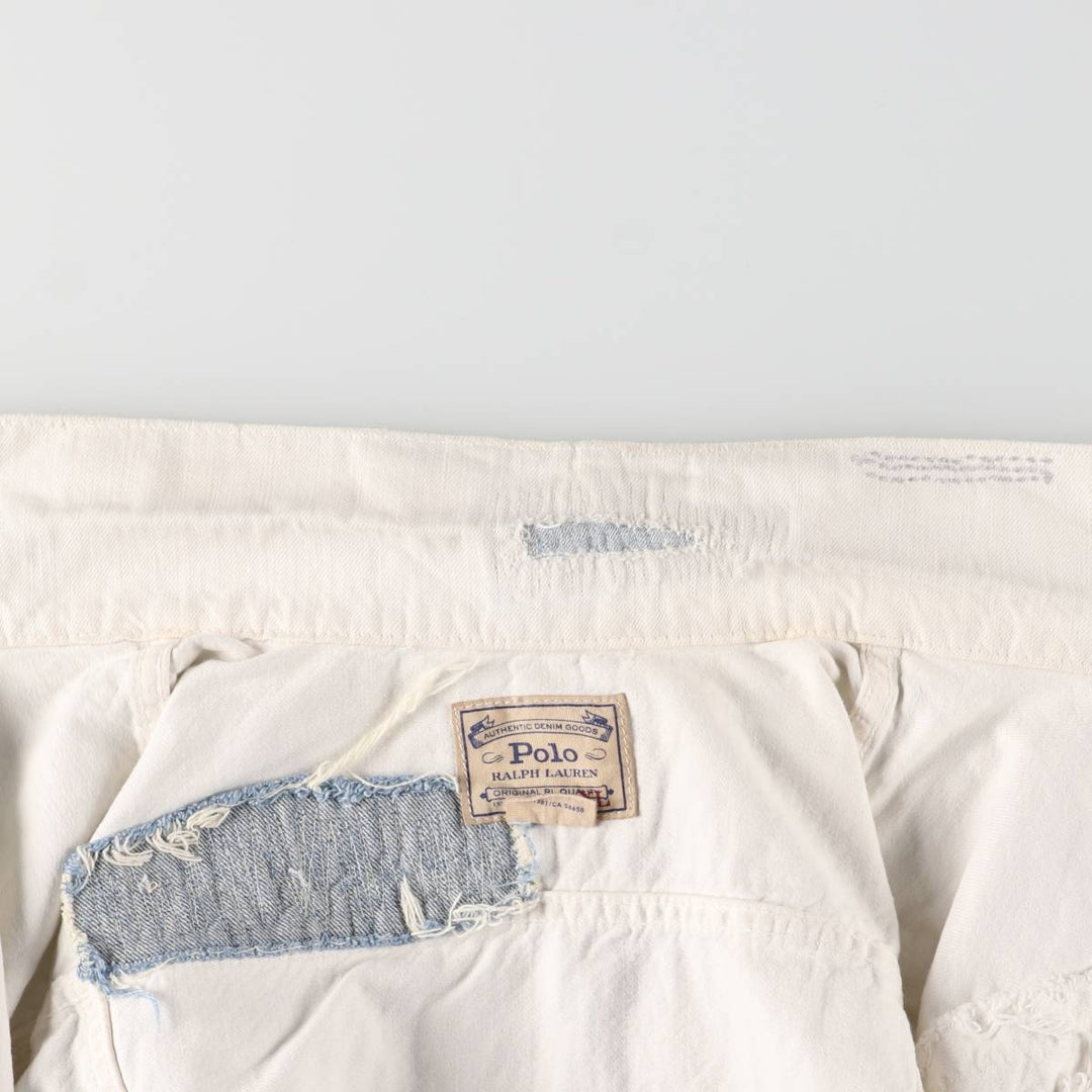 Ralph Lauren Polo Ralph Lauren white denim jacket, men's size XL cotton white type Vintage Second Hand