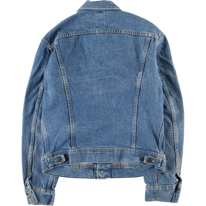 Vintage 1980'S Lee denim jacket, made in the USA, size S, men's cotton blue type Vintage Second Hand