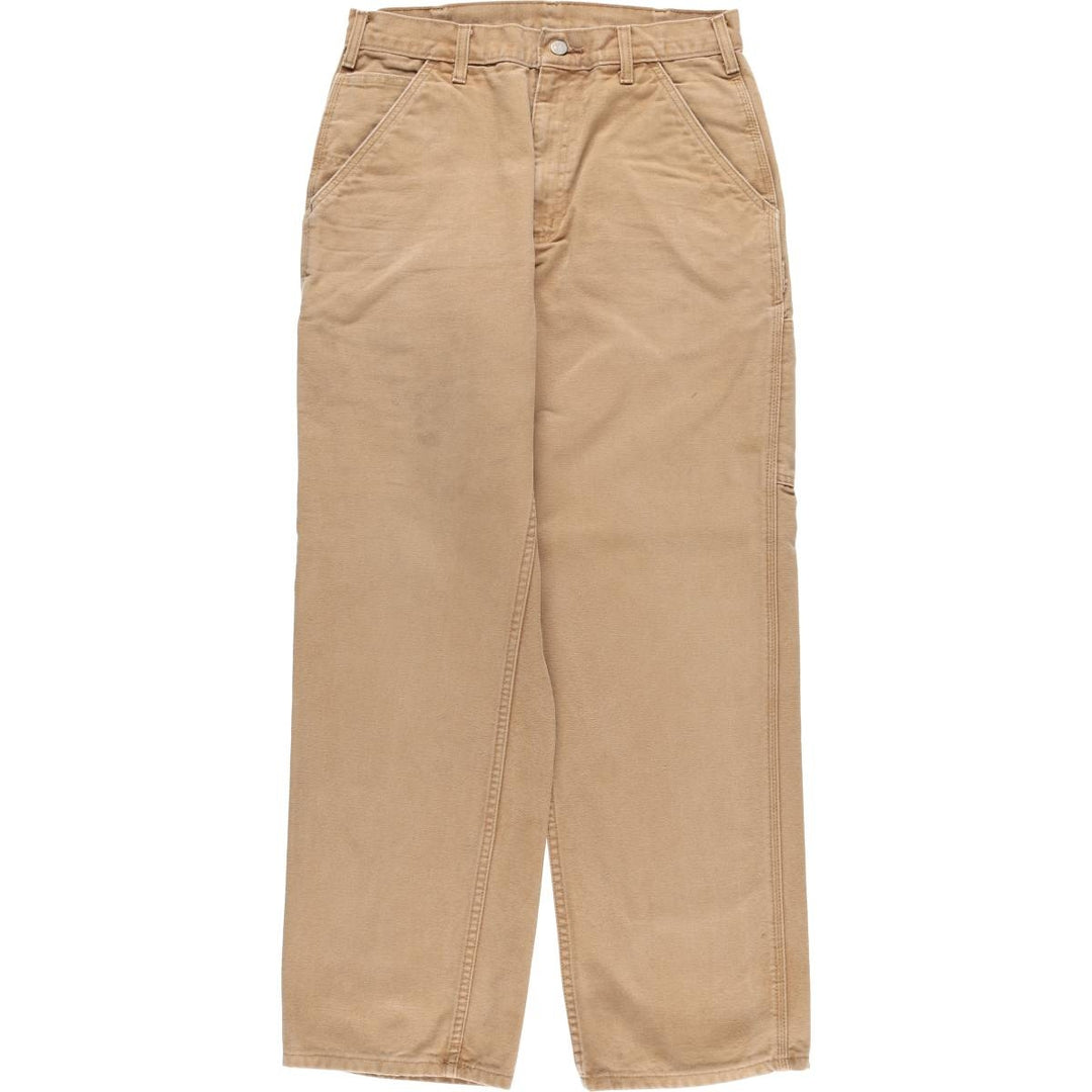 Carhartt Duck Painter Pants, Men's, W32 equivalent cotton beige type brown Vintage Second Hand