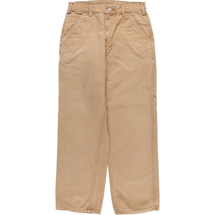 Carhartt Duck Painter Pants, Men's, W32 equivalent cotton beige type brown Vintage Second Hand