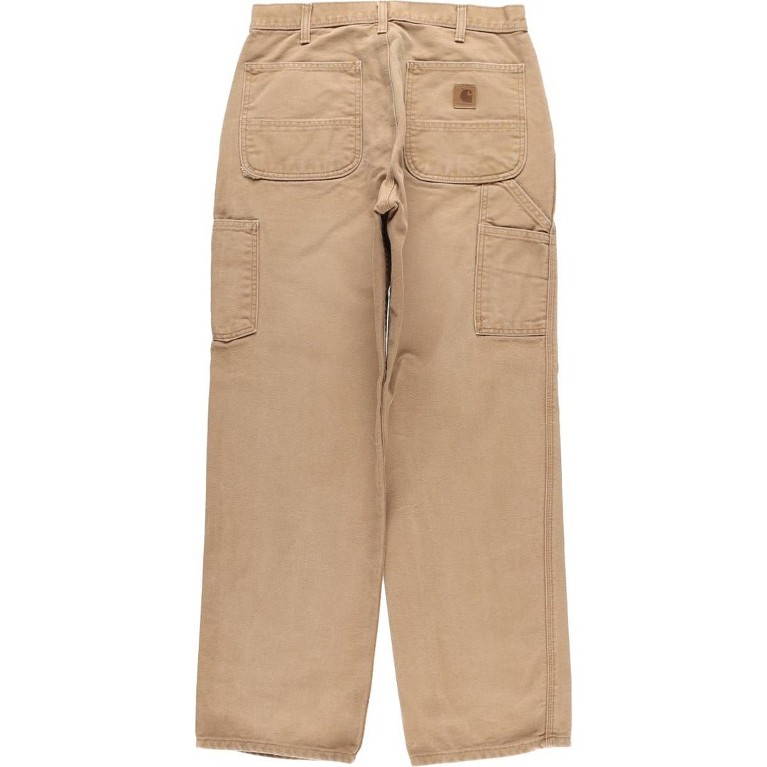 Carhartt Duck Painter Pants, Men's, W32 equivalent cotton beige type brown Vintage Second Hand
