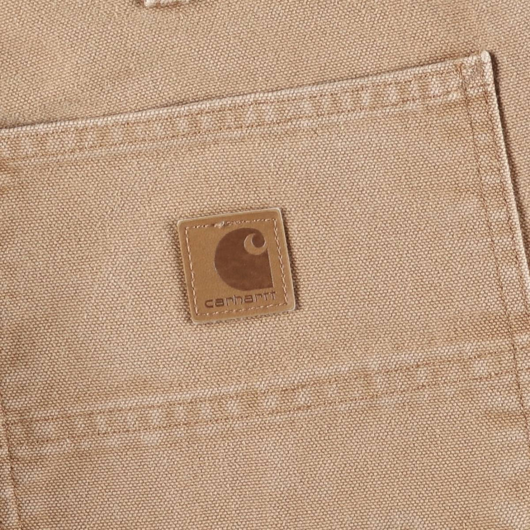 Carhartt Duck Painter Pants, Men's, W32 equivalent cotton beige type brown Vintage Second Hand