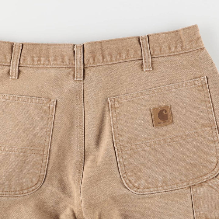 Carhartt Duck Painter Pants, Men's, W32 equivalent cotton beige type brown Vintage Second Hand