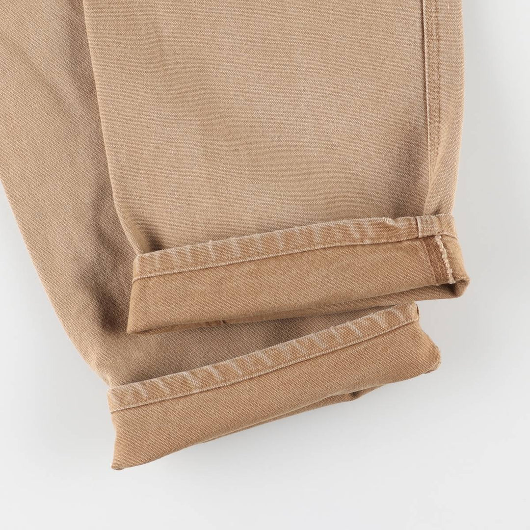 Carhartt Duck Painter Pants, Men's, W32 equivalent cotton beige type brown Vintage Second Hand