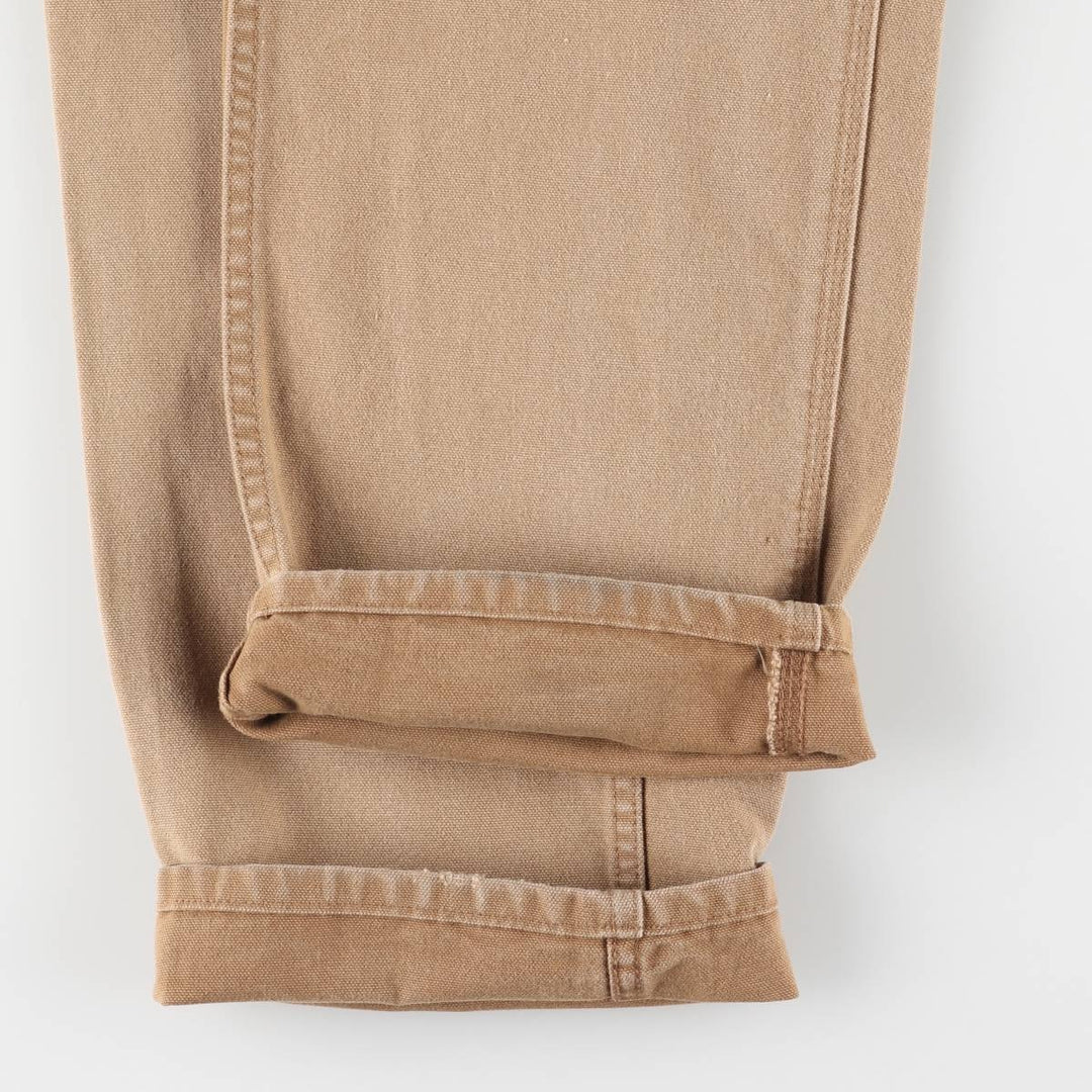 Carhartt Duck Painter Pants, Men's, W32 equivalent cotton beige type brown Vintage Second Hand