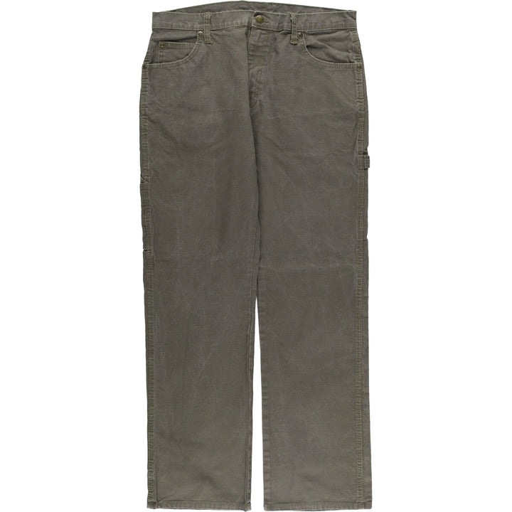 Dickies Duck Painter Pants Men's W36 cotton Khaki type sage green Vintage Second Hand