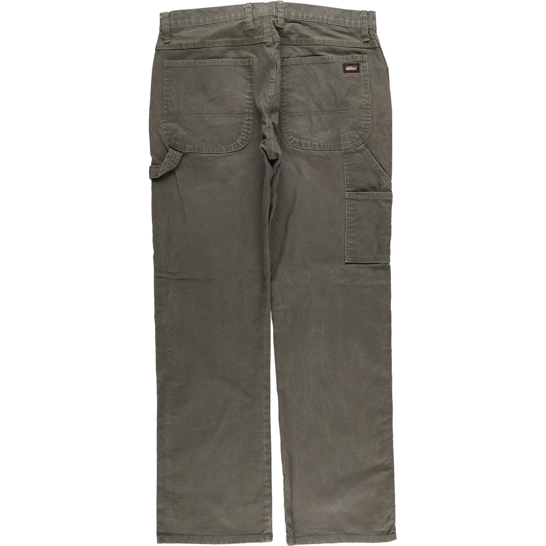 Dickies Duck Painter Pants Men's W36 cotton Khaki type sage green Vintage Second Hand