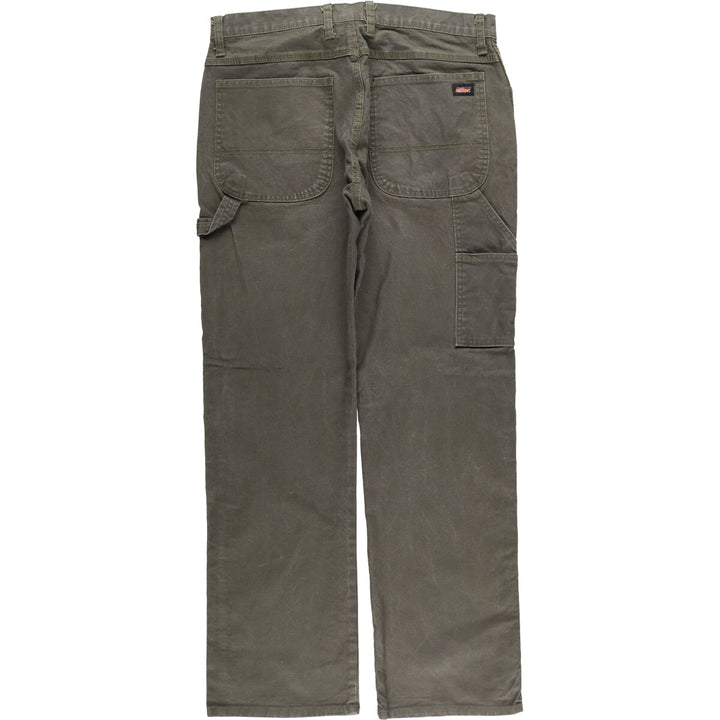Dickies Duck Painter Pants Men's W36 cotton Khaki type sage green Vintage Second Hand