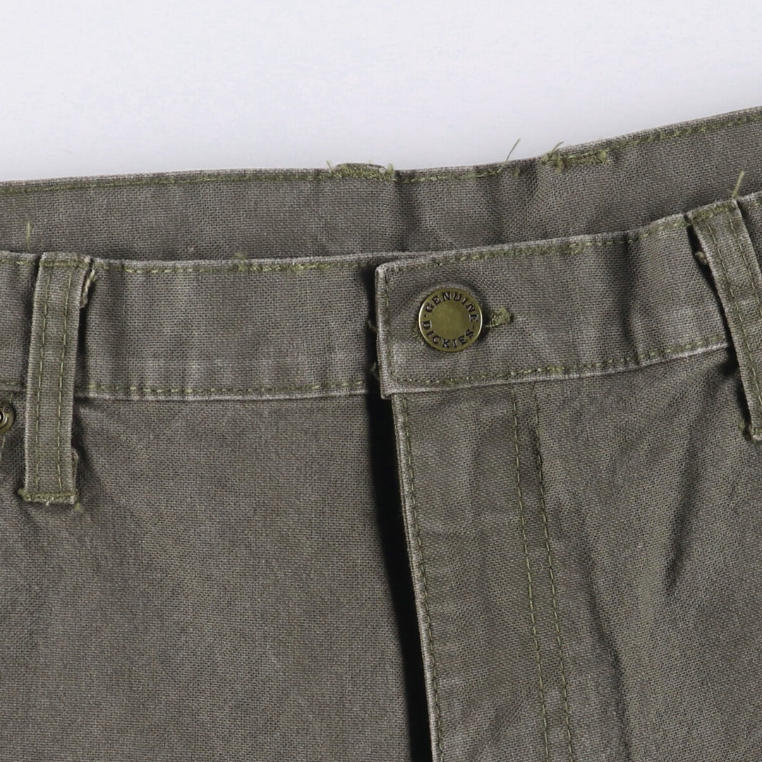 Dickies Duck Painter Pants Men's W36 cotton Khaki type sage green Vintage Second Hand