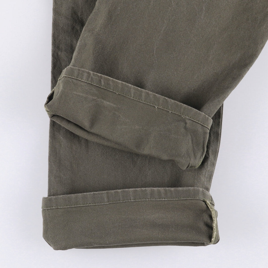 Dickies Duck Painter Pants Men's W36 cotton Khaki type sage green Vintage Second Hand