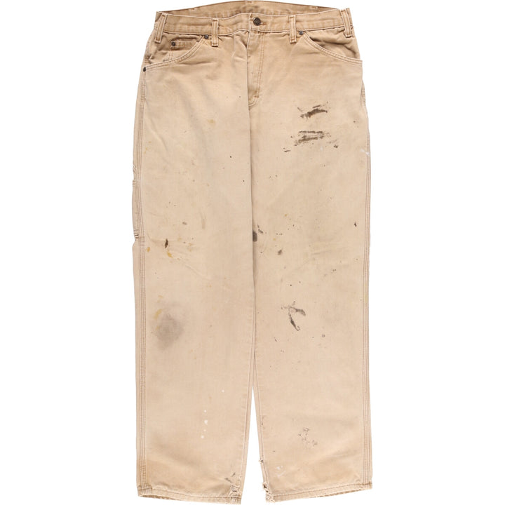 Dickies Duck Painter Pants Men's W31 equivalent cotton brown type Vintage Second Hand
