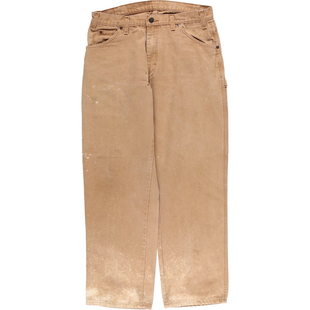 Dickies Duck Painter Pants Men's W33 equivalent cotton beige type brown Vintage Second Hand