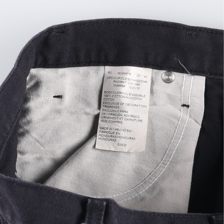 Dickies Duck Painter Pants Men's W34 equivalent cotton black type Vintage Second Hand