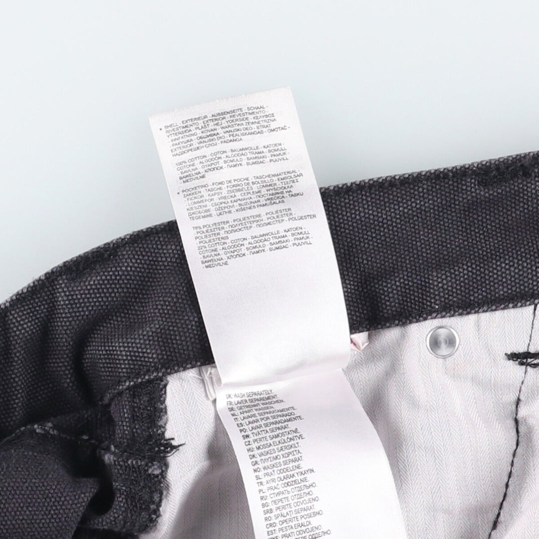 Dickies Duck Painter Pants Men's W33 equivalent cotton black type Vintage Second Hand