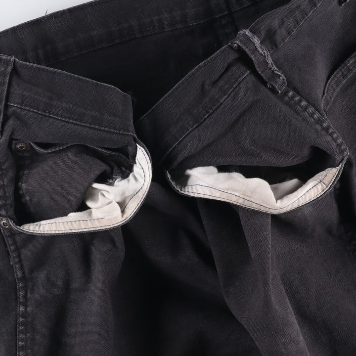 Dickies Duck Painter Pants Men's W39 cotton black type Vintage Second Hand