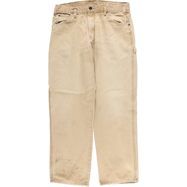 Dickies Relaxed Fit Duck Painter Pants Men's W34 equivalent cotton beige type brown Vintage Second Hand