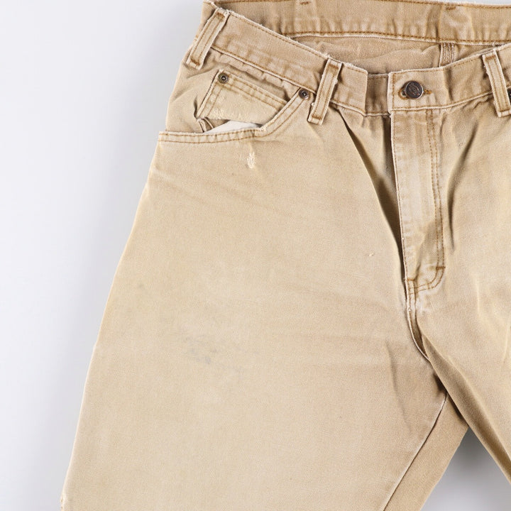 Dickies Relaxed Fit Duck Painter Pants Men's W34 equivalent cotton beige type brown Vintage Second Hand