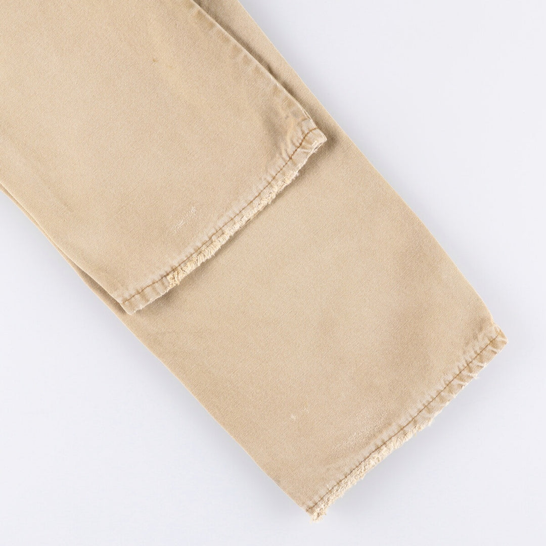 Dickies Relaxed Fit Duck Painter Pants Men's W34 equivalent cotton beige type brown Vintage Second Hand